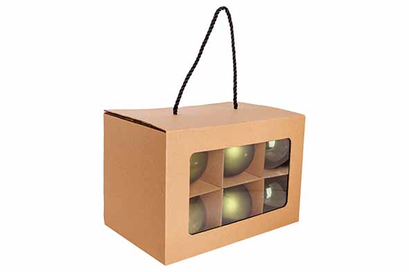 Cosy & Trendy | Kerstbal Shiny/Matt Glas Rood Ø8cm 12-pack 