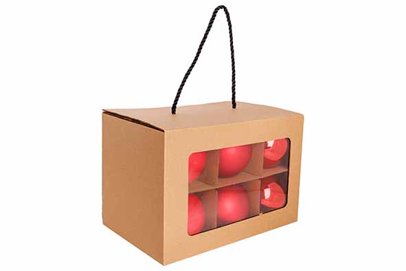 Cosy & Trendy | Kerstbal Shiny/Matt Glas Rood Ø8cm 12-pack