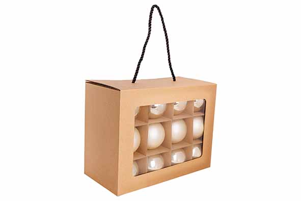 Cosy & Trendy | Kerstbal Shiny/Matt Glas Rood Ø6cm 24-pack 