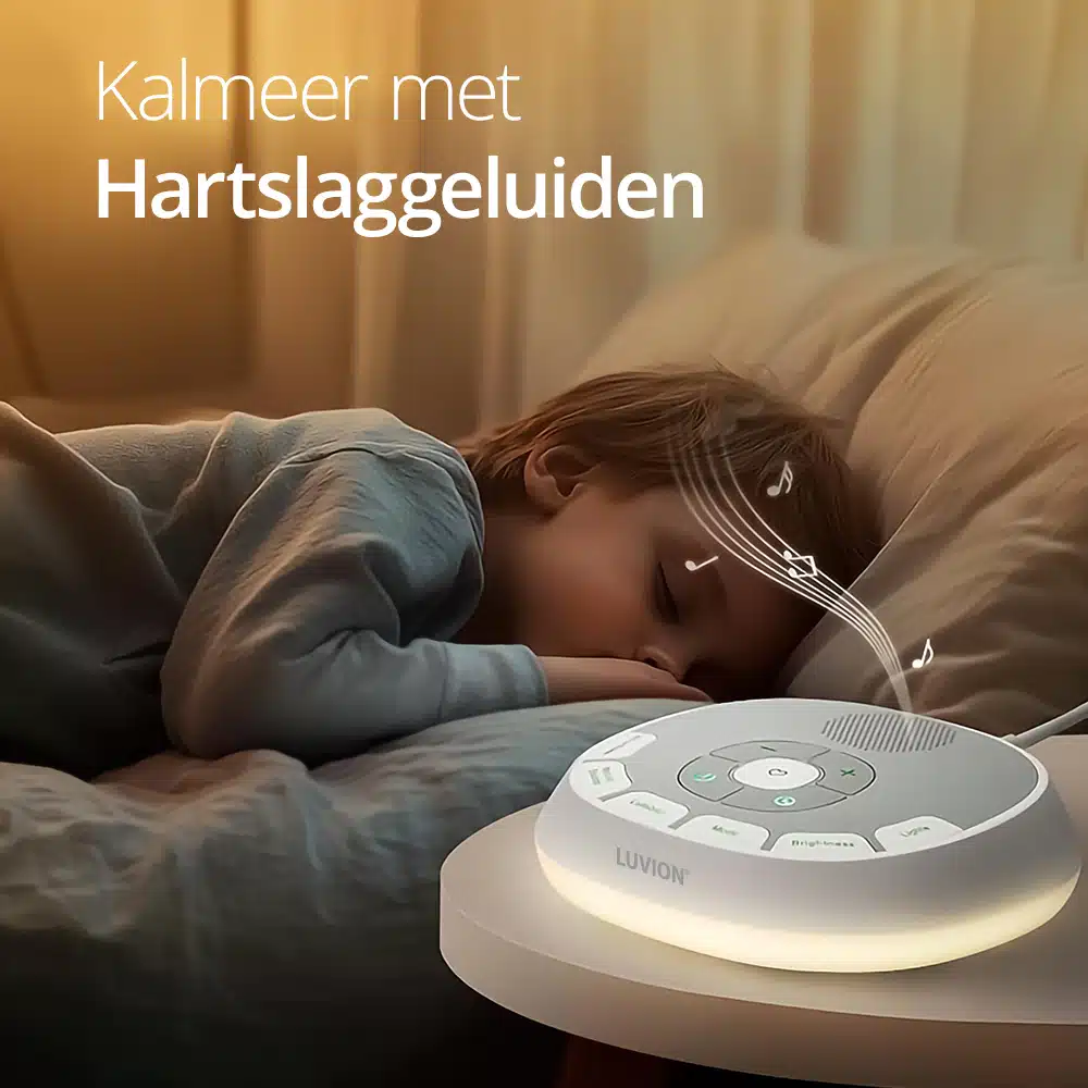 Luvion | Slaaphulp White Noise Dreamnest Incl Hartslagrecorder 