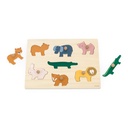 EDUCATIEF SPEELGOED, puzzel, animal, hout, af 12 M, Playtime  