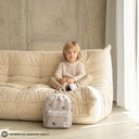 Kidzroom | Rugzak Blossom And Bows Grijs/Bruin 31x26x9cm