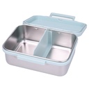 Kidzroom | Brooddoos Little Story RVS+PP Blauw 14x18x7cm