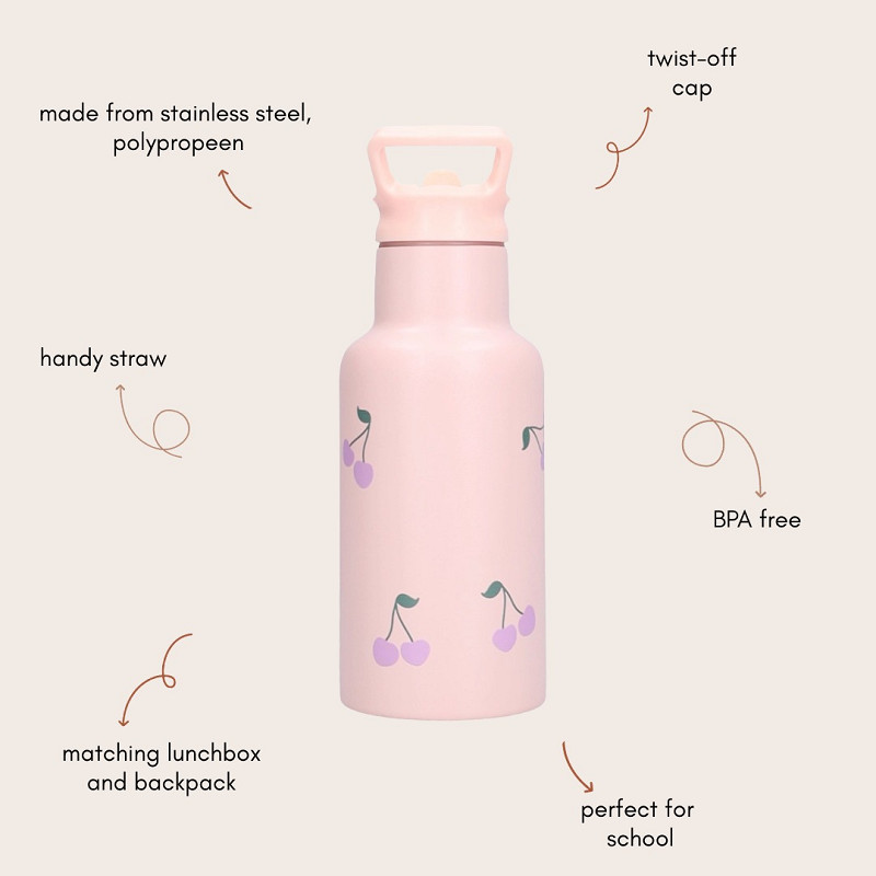 Kidzroom | Drinkfles Nostalgia Beige 350ml