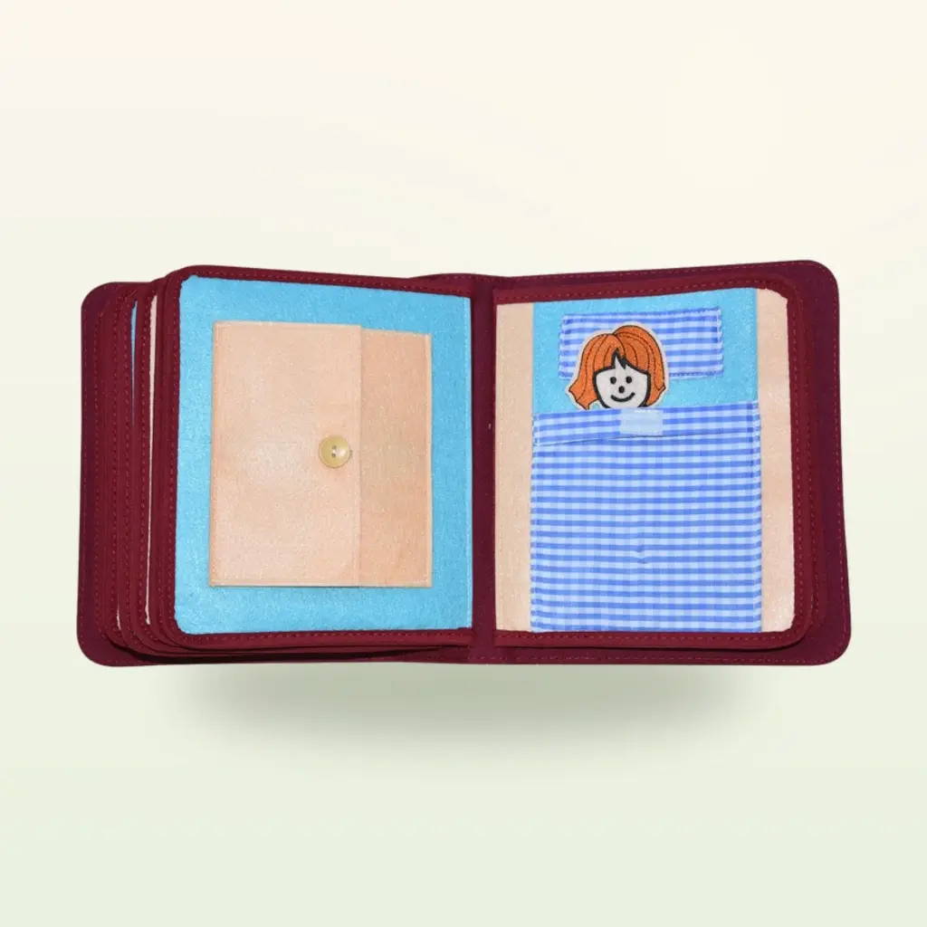 My First Book | Geschenkset My First Book Everyday Life Blauw Rugzak+Boek