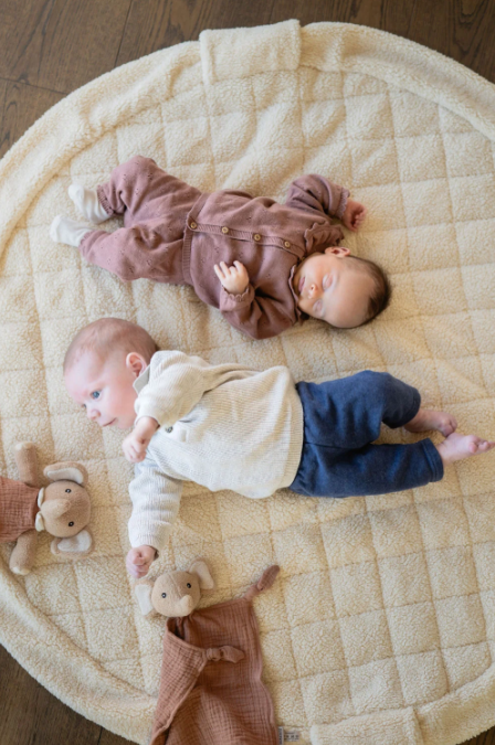 Play & Go | Opbergerzak/Speeltapijt Evergreen Teddy Ø120cm