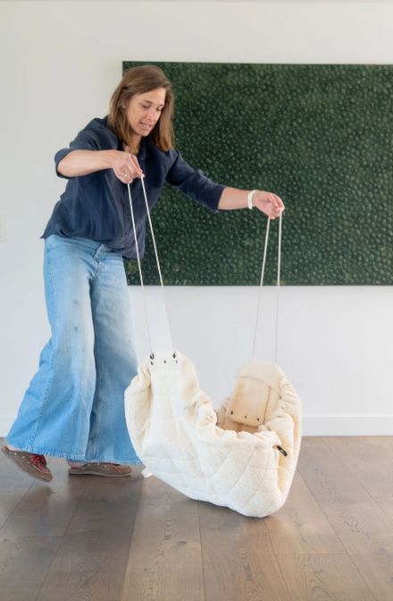 Play & Go | Opbergerzak/Speeltapijt Evergreen Teddy Ø120cm