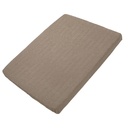 Meyco | Hoeslaken Jacquard Chevron Deluxe Dark Taupe Bruin 75x95cm
