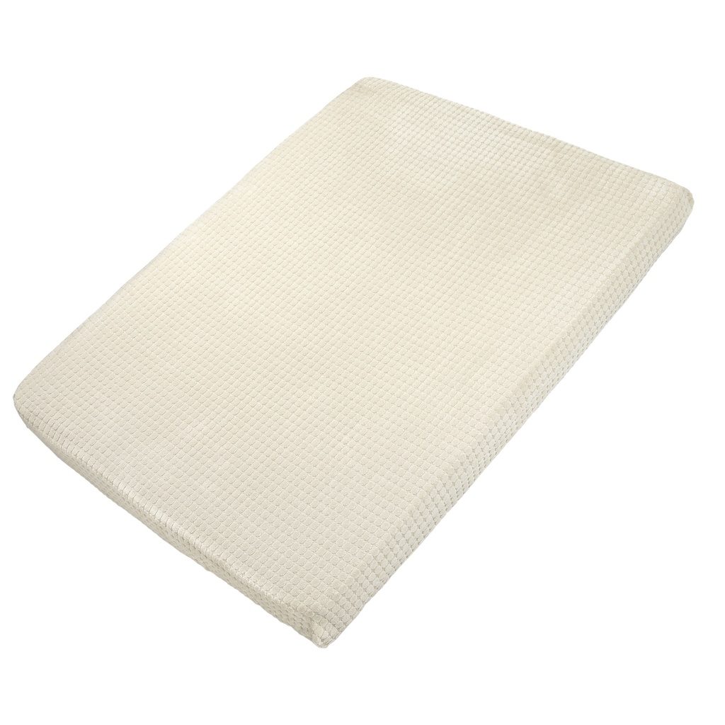 Meyco | Hoeslaken Jacquard Chevron Deluxe Pebble Soft Sand Zand 75x95cm
