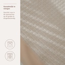 Meyco | Hoeslaken Jacquard Chevron Deluxe Pebble Soft Sand Zand 75x95cm