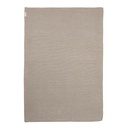 Meyco | Deken Stripe Dark Gebreid Taupe/Natural  Bruin/Ecru 100x150cm