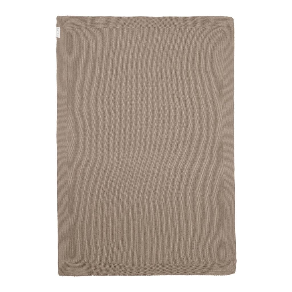 Meyco | Deken Mini Relief Dark Taupe Bruin 100x150cm