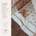 Meyco | Laken Arc Geborduurd Taupe Bruin 75x100cm 