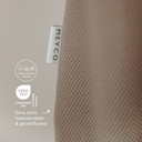 Meyco | Slaapzak Studio Classic Met Afritsbare Mouwen Dark Taupe Bruin 60cm