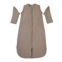 Meyco | Slaapzak Studio Classic Met Afritsbare Mouwen Dark Taupe Bruin 70cm