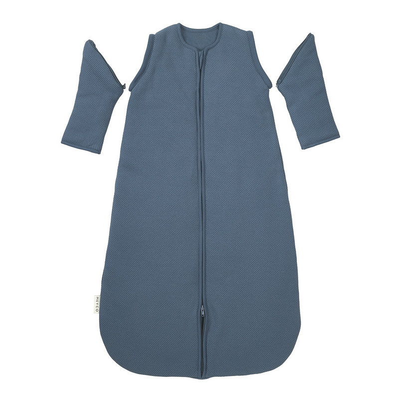 Meyco | Slaapzak Studio Classic met Afritsbare Mouwen Indigo Blauw 90cm