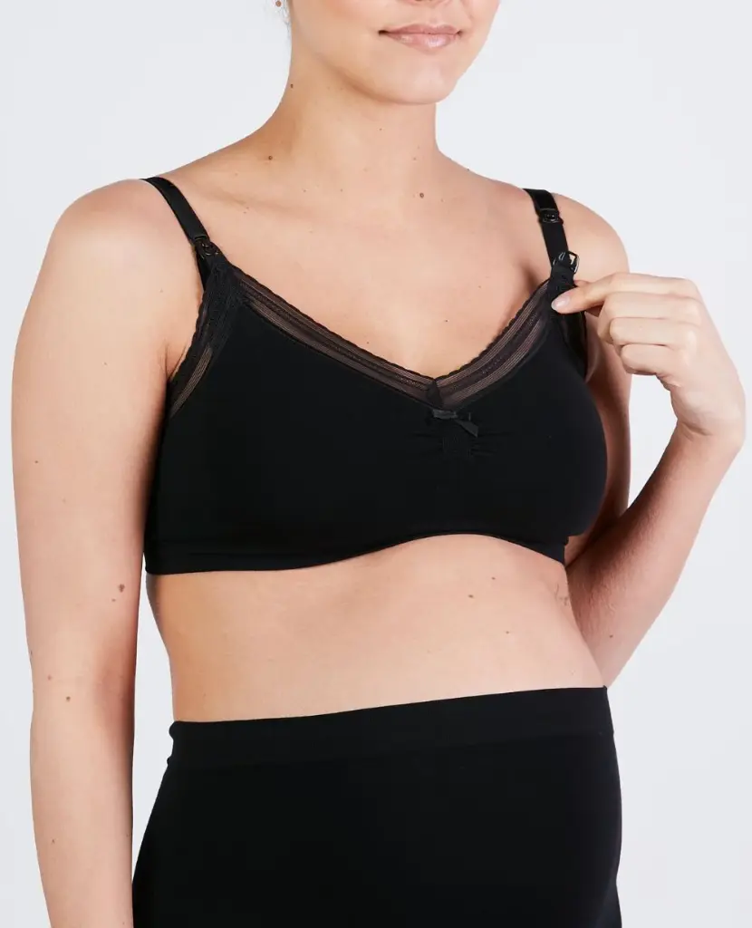 Cache Coeur | Borstvoedingsbeha Milk Naadloos Black