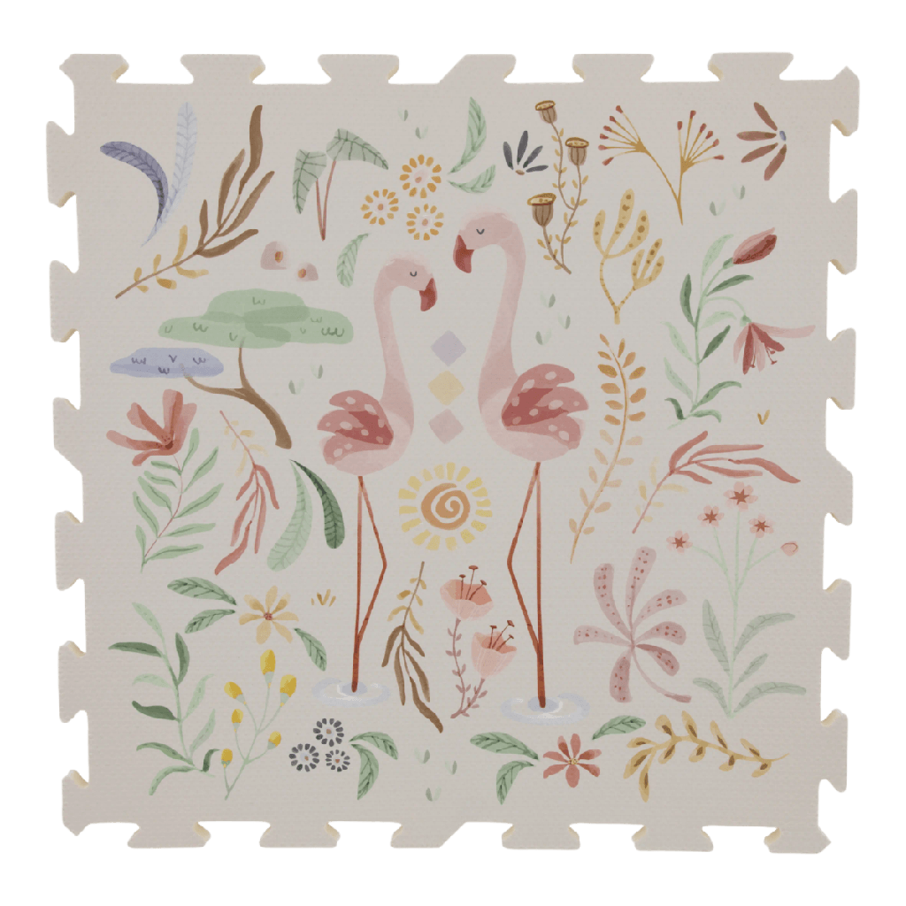 Little Dutch | Puzzelmat Safari Friends +24m 6-pack