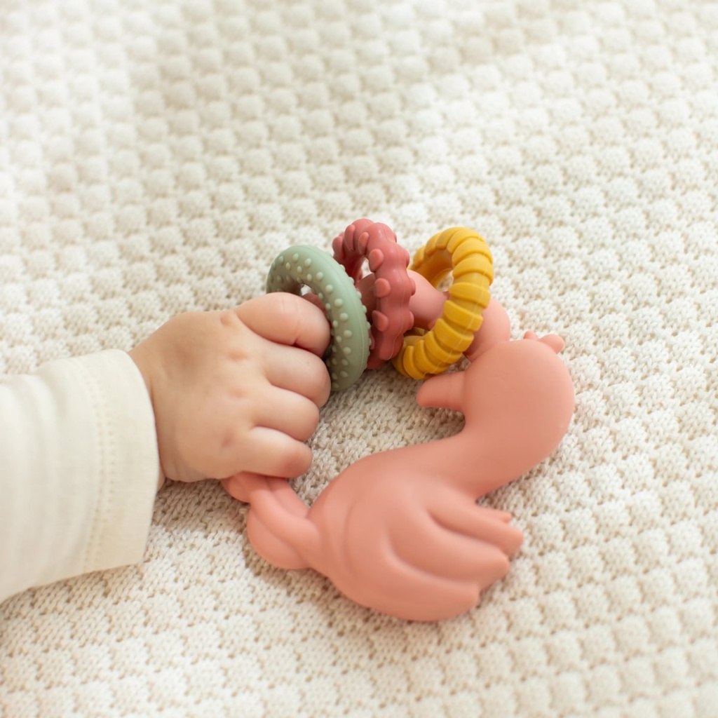 Little Dutch | Bijtring Safari Friends Flamingo Roze
