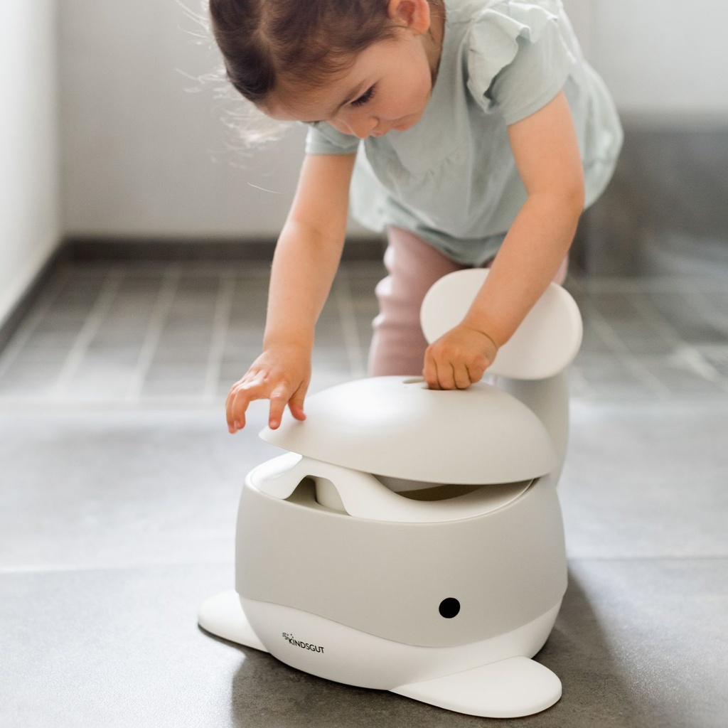 Kindsgut | Wc-potje Potty Grijs met Rug