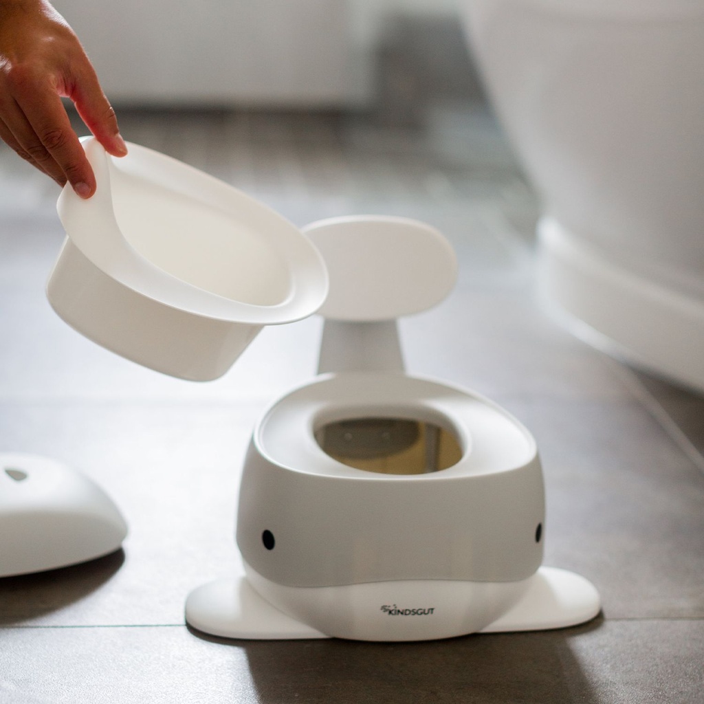 Kindsgut | Wc-potje Potty Grijs met Rug