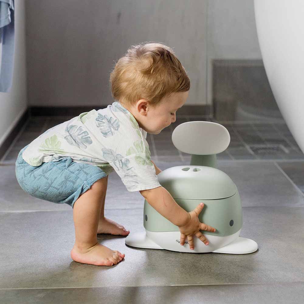 Kindsgut | Wc-potje Potty Grijs met Rug