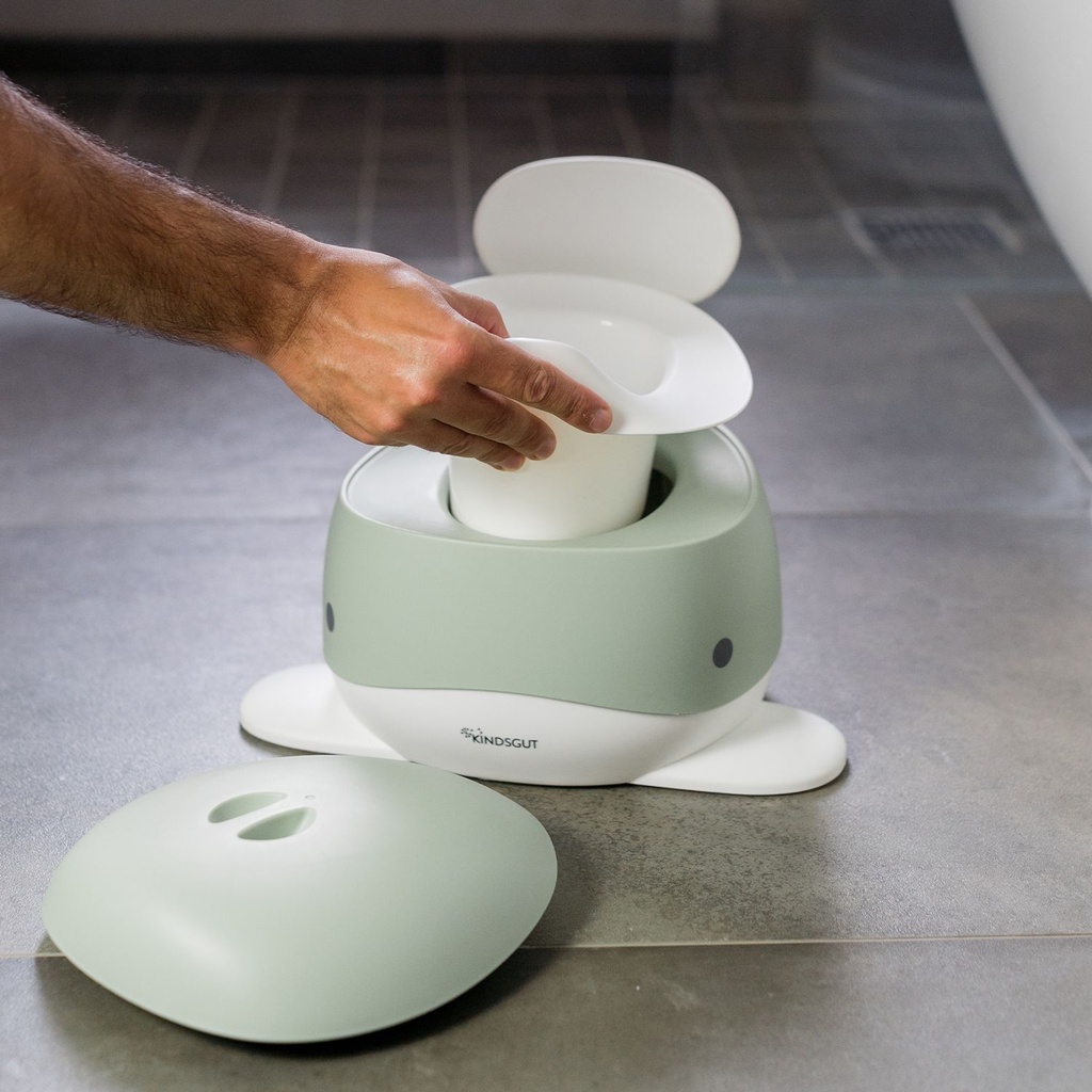 Kindsgut | Wc-potje Potty Grijs met Rug