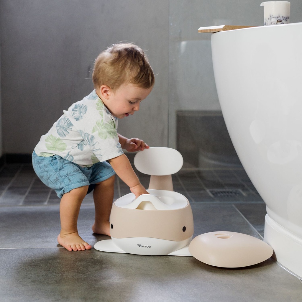 Kindsgut | Wc-potje Potty Grijs met Rug