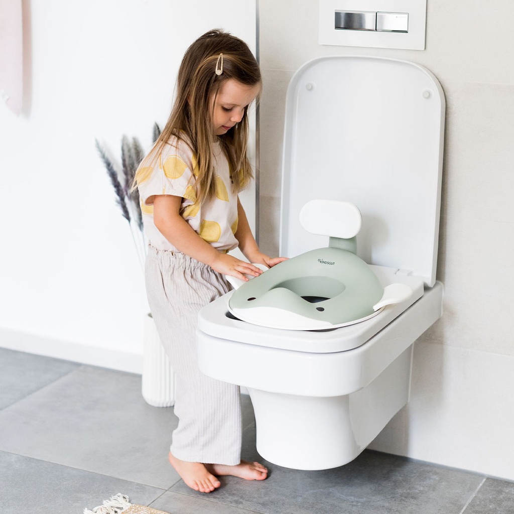 Kindsgut | Wc-verkleiner Groen met Rug