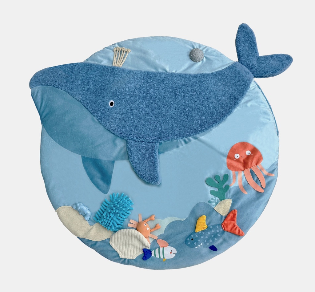 Bo Jungle | Speeltapijt met Speelboog 'Little Whale Bay' Musical & Light Play Gym 