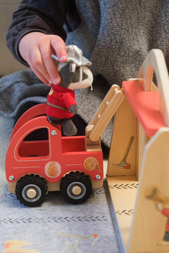 Egmont | Auto Brandweerwagen Hout Small