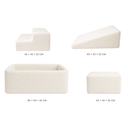 Sense2Play | Ballenbad 4-in-1 Foam Speelset Boucle Cream +12m
