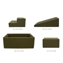 Sense2Play | Ballenbad 4-in-1 Foam Speelset Corduroy Green +12m 
