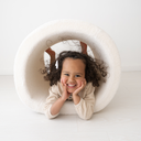 Sense2Play | Kruiprol Avonturen Foam Tunnel Bouclé Cream +12m