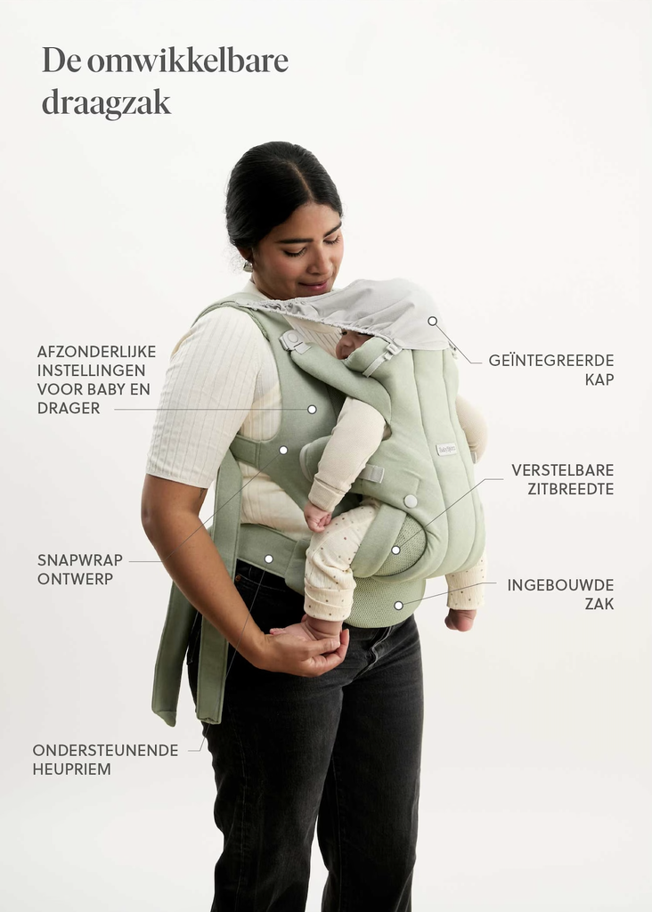 BabyBjorn | Babybuidel Hold Mesh Crème