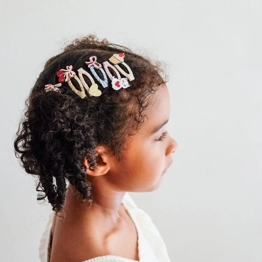 Mimi & Lula | Haarspeld Kittybow Mini Hair Clips 5-pack