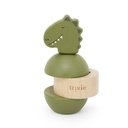 Trixie | Stapelpyramide/Rammelaar Mr Lion Hout Geel Ø6x13cm