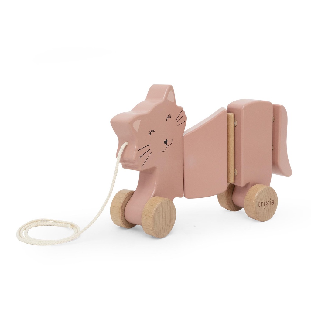 Trixie | Trekfiguur Mrs Cat Wiggle Roze 25x6x15cm