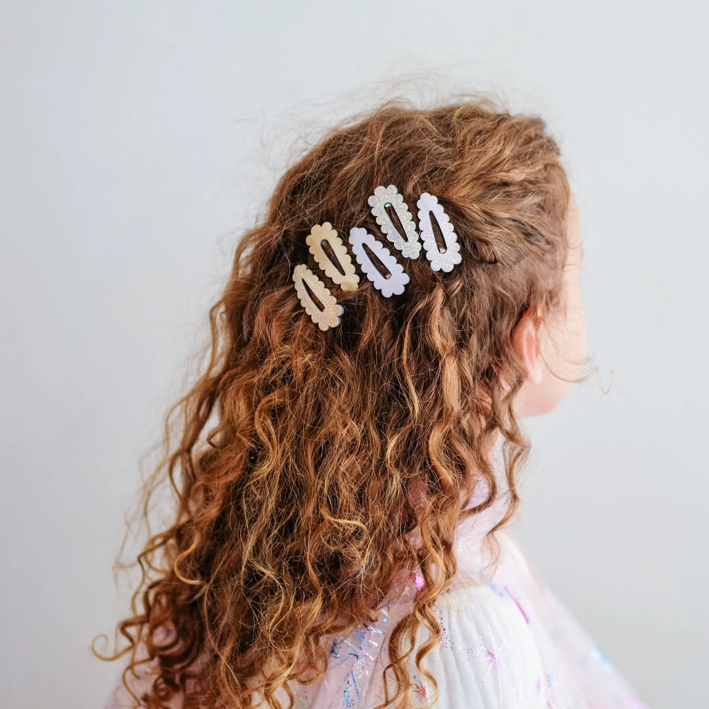 Mimi & Lula | Haarspeld Dreamwish Scalloped Mini Hair Clips 5-pack
