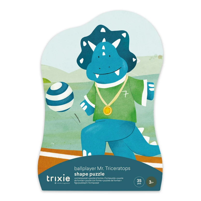 Trixie | Puzzel Ballerina Mrs Peacock 12-delig