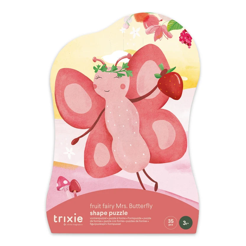Trixie | Puzzel Ballerina Mrs Peacock 12-delig
