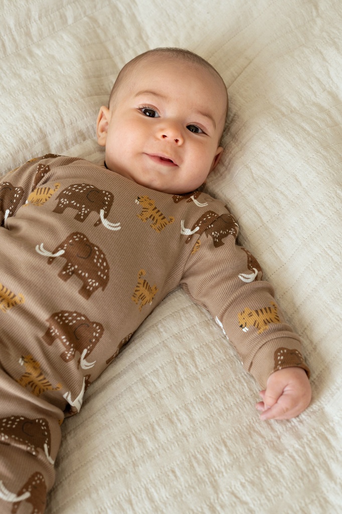 Feetje | Pyjama Milo Mammoth Premium Sleepwear Taupe