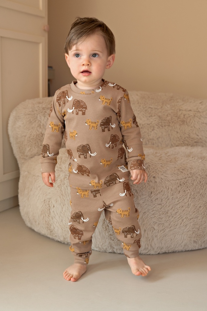 Feetje | Pyjama Milo Mammoth Premium Sleepwear Taupe