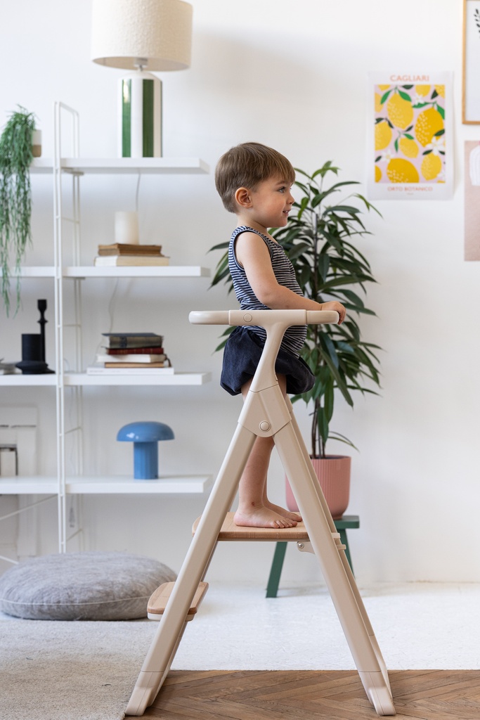 Beaba | Eetstoel Evoclick 5-in-1 Opvouwbare Kinderstoel Clay 