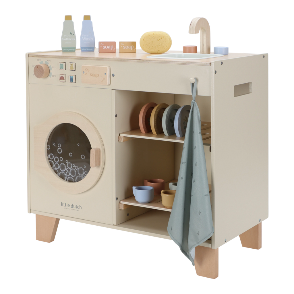 Little Dutch | Keukengerei Wasmachine Hout