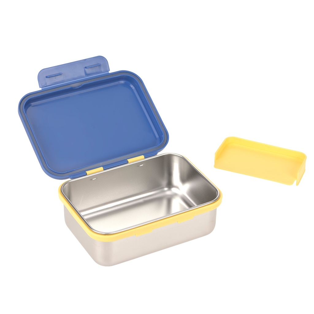 Laessig | Brooddoos SmileyWorld® Lunchbox Stainless Steel  Electric Blue 