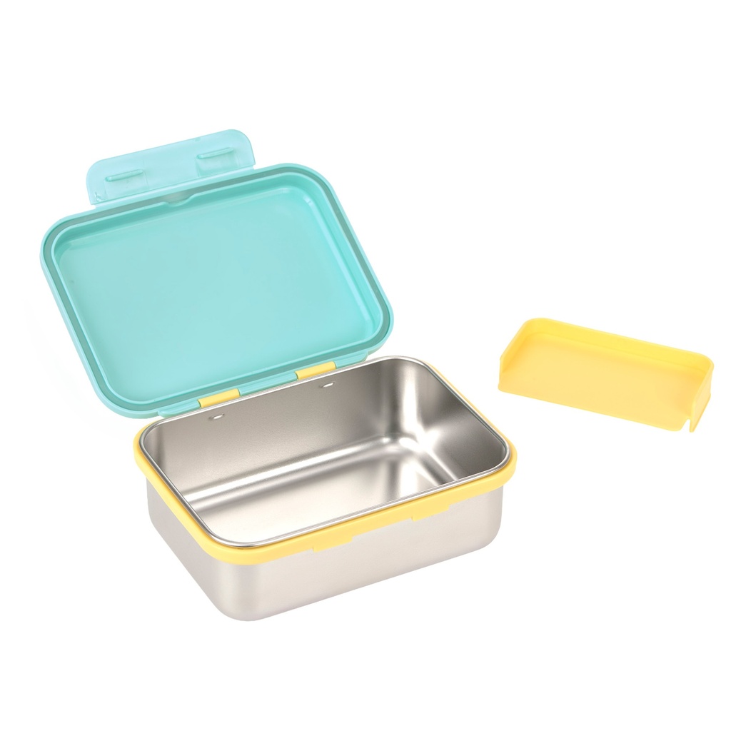 Laessig | Brooddoos SmileyWorld® Lunchbox Stainless Steel Turquoise
