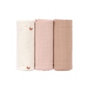 Laessig l Tetra Doek Cozy Loved Ones Macaron Swaddle & Burp Blanket 60x60cm 3-pack  