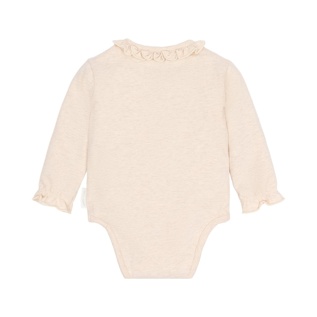 Little Dutch | Body Uni Safari Friends Overslag Longsleeve Vanilla