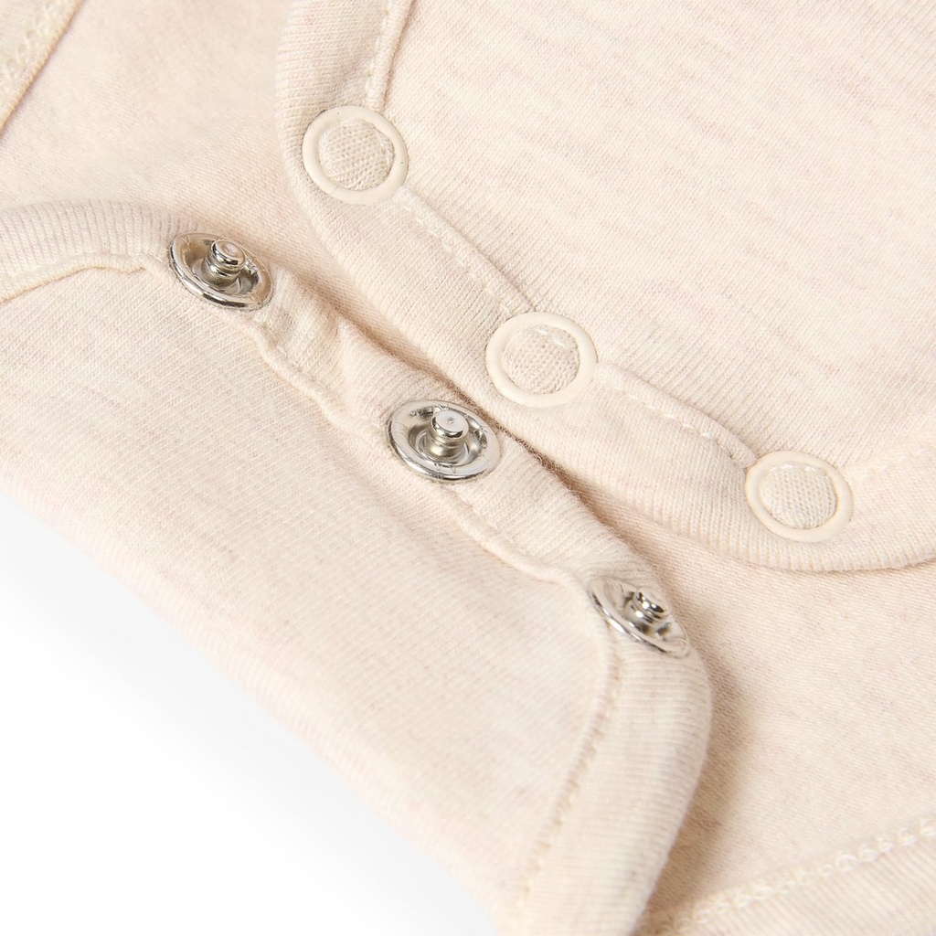 Little Dutch | Body Uni Safari Friends Overslag Longsleeve Vanilla